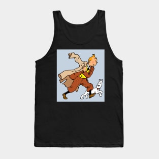 TINTIN & MILOU - BLUE Tank Top